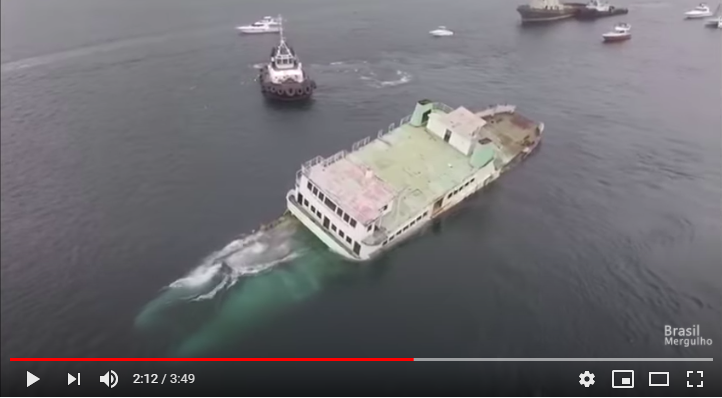 ferry sinking ship