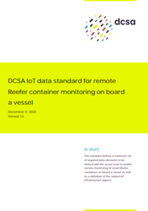 DCSA: IoT standards for remote reefer container monitoring onboard