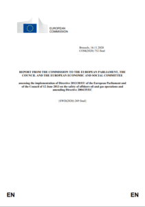 Report ensures progress in safety of offshore oil and gas operations in EU