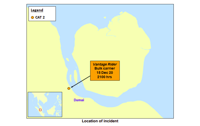 Perpetrators board bulk carrier at Indonesian port, tie duty officer up