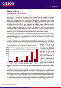 40% of VLCC fleet could be scrubber-fitted by the end of 2021