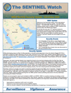 IMSC: Arabian, Oman Gulf remain low in piracy incidents in December 2020