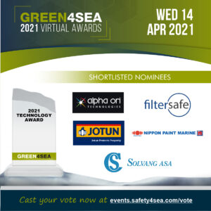 Shortlisted nominees announced for 2021 GREEN4SEA Awards