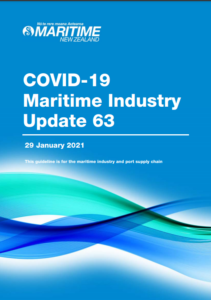 Maritime NZ: COVID-19 updates on right use of PPE and vaccination