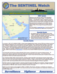 IMSC security update: Threats to shipping in Arabian Gulf and Gulf of Oman