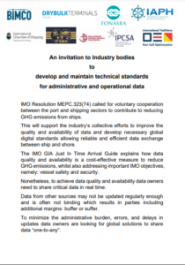 Maritime NGOs urge industry to create global digital ISO standards