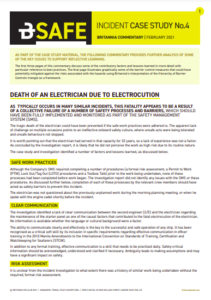 Lessons learned: Fatality from electrocution during maintenance onboard