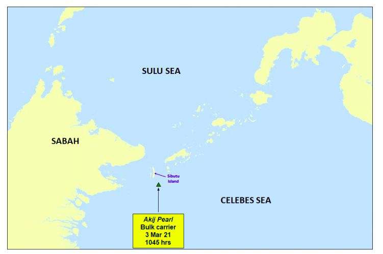 ReCAAP ISC warning: Attempted boarding on bulk carrier in Sulu-Celebes sea