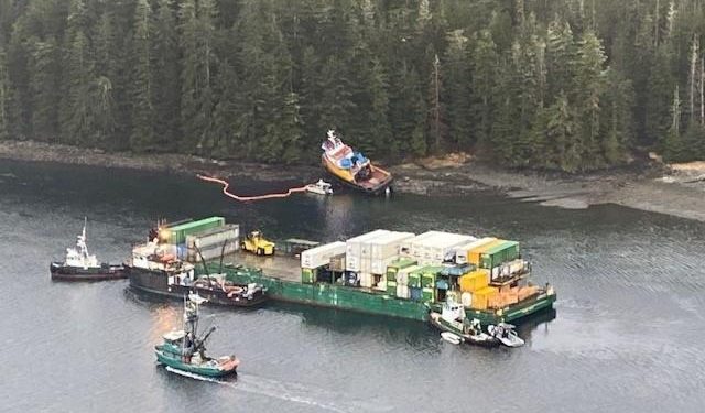 Tug grounded in Neva Strait, Alaska - SAFETY4SEA