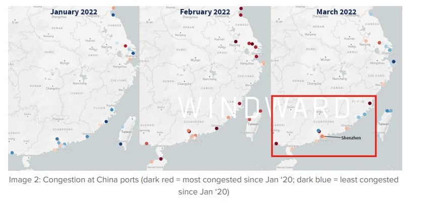 windward congestion at china ports
