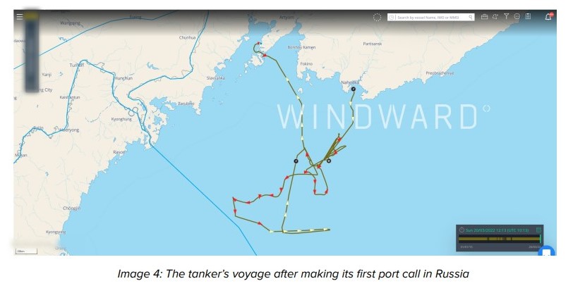 windward tanker voyage