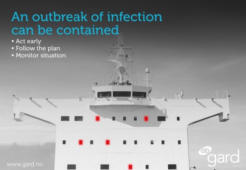 How to contain an outbreak of infection onboard