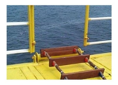 USCG: Verifying the correct arrangements of handhold stanchions is crucial
