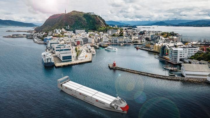 DB Schenker plans to operate a zero-emission autonomous coastal container feeder in Norway