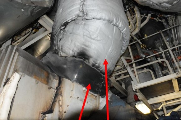 BSU Investigation: Material fatigue of pressure gauge pipe causes ferry fire