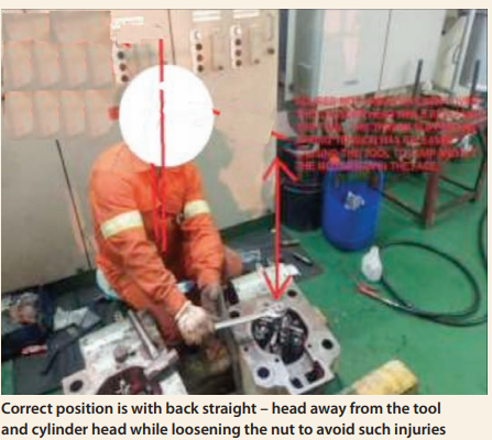 Lessons learned: Proper PPE is vital when working with elements that have potential energy