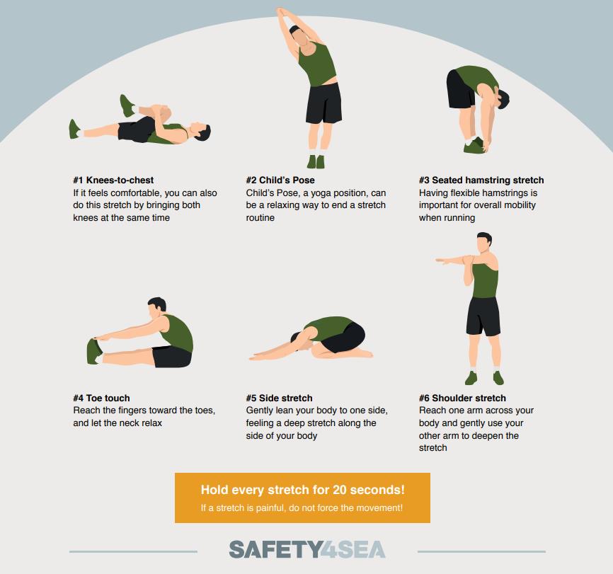 6 morning stretches to help you start your day - SAFETY4SEA