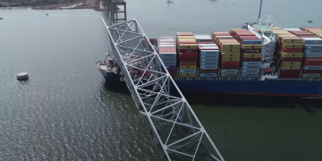 Baltimore Bridge Container Ship