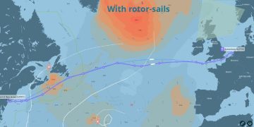 Weather routing for wind propulsion vessels: Key ingredient for decarbonization