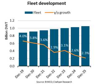 BIMCO Outlook on Dry Bulk: Supply/demand balance to strengthen in 2024