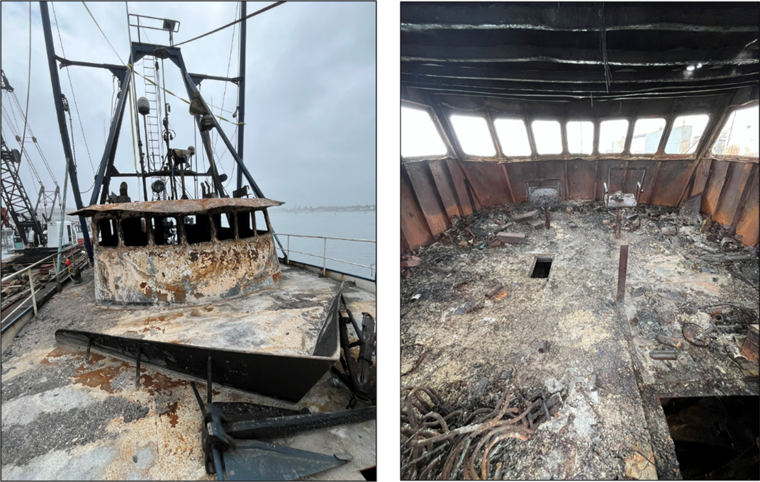 NTSB Investigation: Hydraulic system failure leads to fire aboard