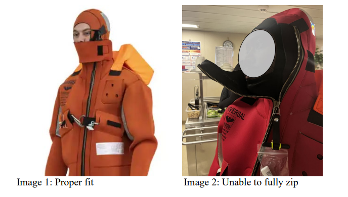 USCG immersion suits